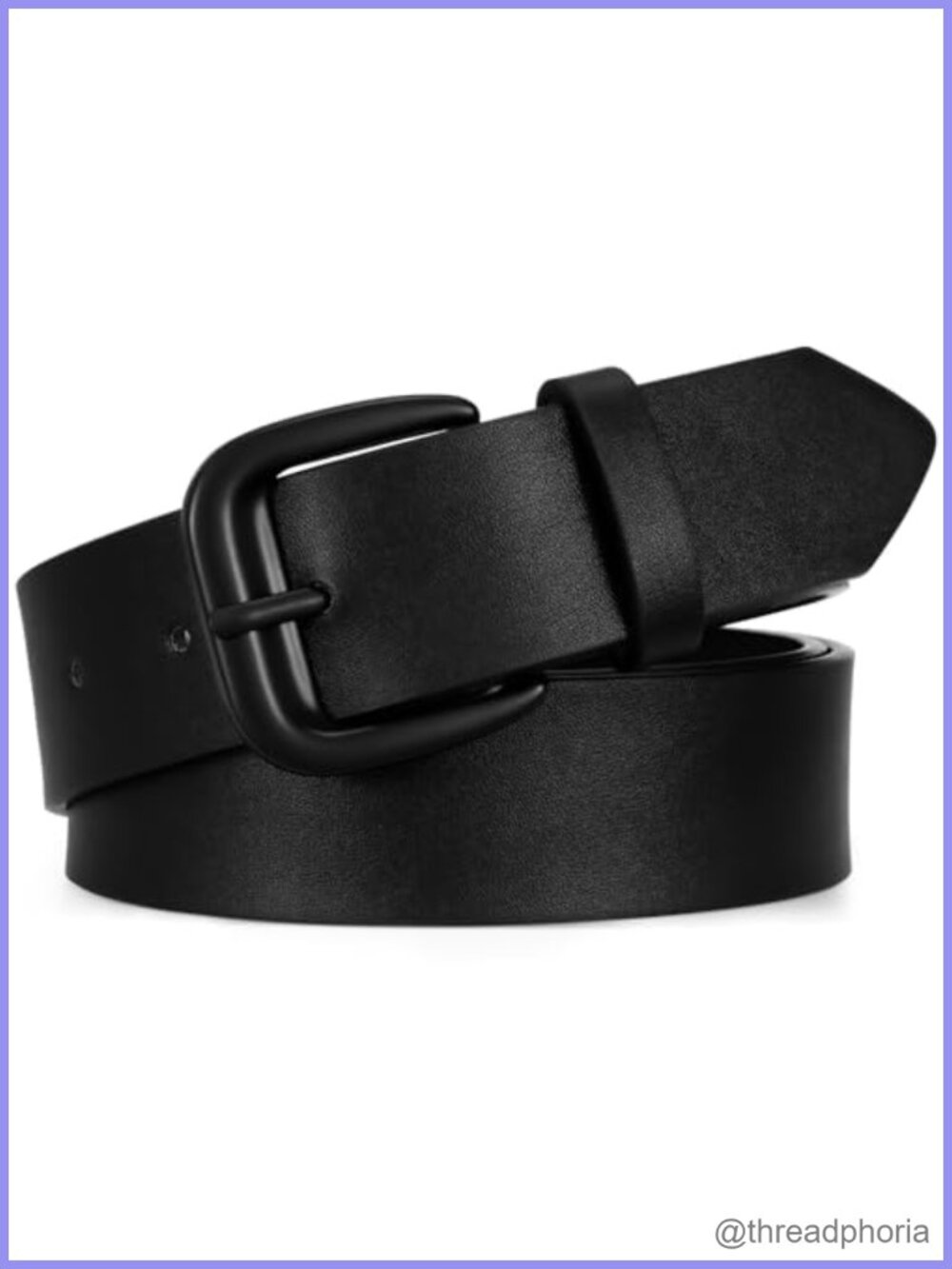 Women's Adjustable Faux Leather Belt 9 Hole Square Buckle Jeans Pants